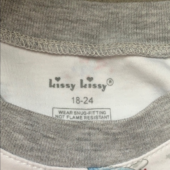 Kissy kissy two piece pajama set - Picture 2 of 5